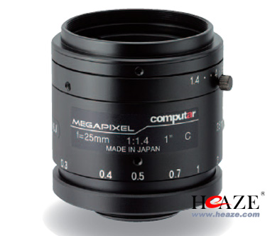 V2514-MP Computar 1.1英寸200萬(wàn)像素25mm工業(yè)檢測(cè)鏡頭